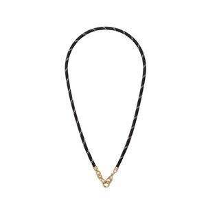 ROXANNE ASSOULIN The Happy Cord Charm Necklace Black* Without Charm